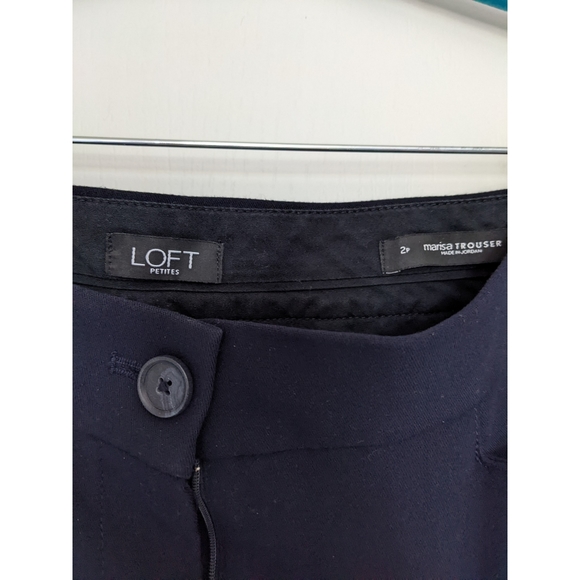 Loft Navy Marissa Trousers, wide leg, 2P - Picture 2 of 3